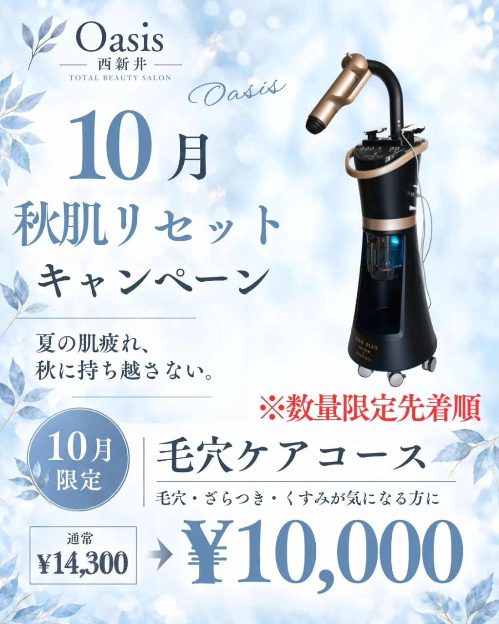 毛穴、ざらつき、なんとなく気になる。